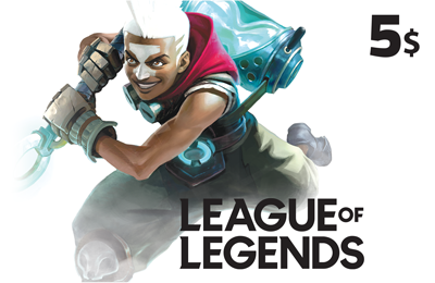League Of Legends PC Gift Card GCC Store USD 5