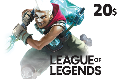 League Of Legends PC Gift Card GCC Store USD 20