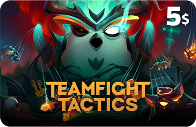 Teamfight Tactics PC & Mobile Gift Card GCC Store USD 5
