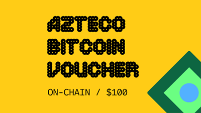 Azteco Bitcoin Crypto Voucher (On Chain) USD 100